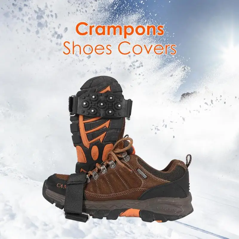 7 Studs Universal Ice Non Slip Snow Shoe Spikes Grips Universal Snow