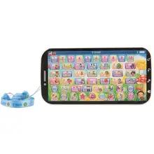 Электронный игрушечный телефон детский мобильный симулятор музыкальный телефон образовательный английский язык, Обучающие игрушки Детские Младенцы телефон