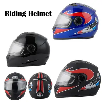 

Motorcycle Full Helmet Men And Women Four Seasons Electric Vehicle Anti-fog Helmet Fully Covered Moto Helmet