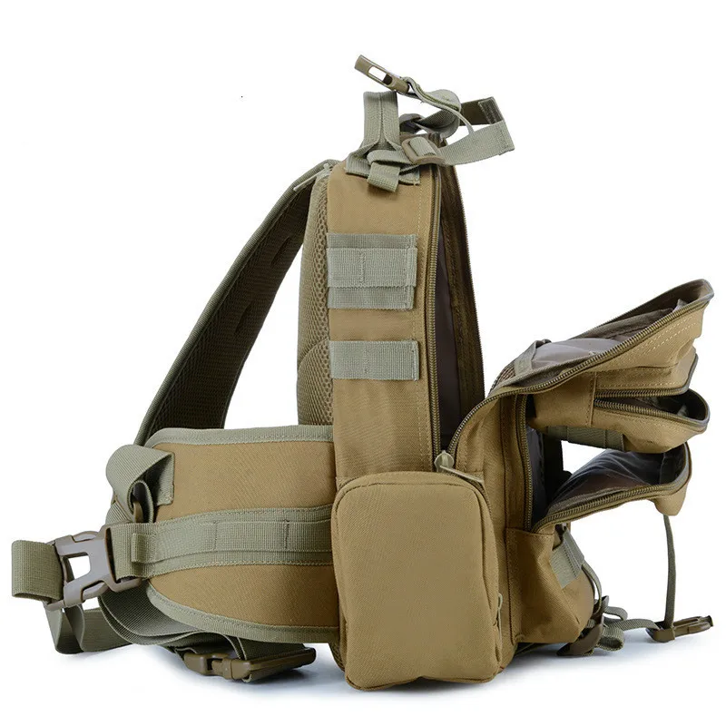 

Outdoor Travel Shoulder Bag Tactical Camouflage Military Sling Chest Pack Multi-function Package Cycling Chest Bag
