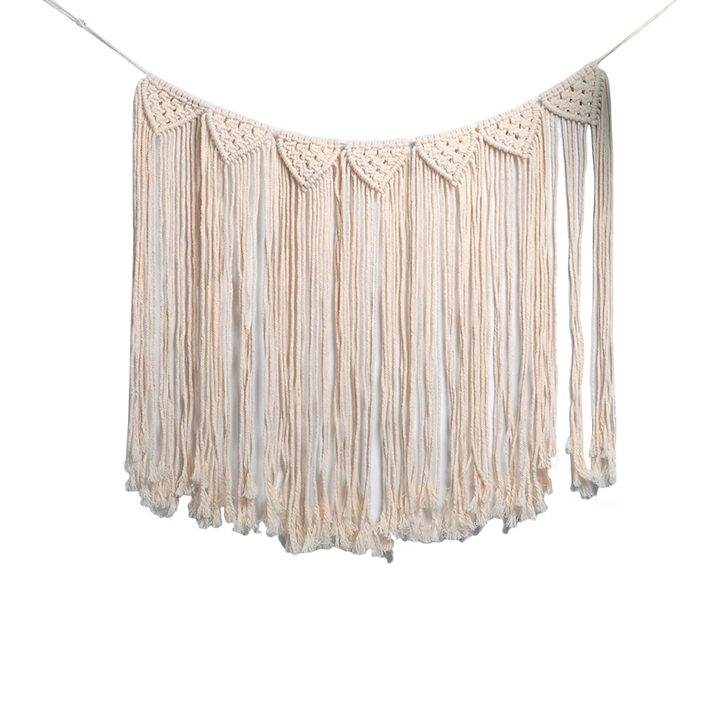 

Handmade Wall Hanging Curtain Creative Indoor Bohemian Macrame Woven Wall Hanging Curtain For Studio Room Home Store Apartment