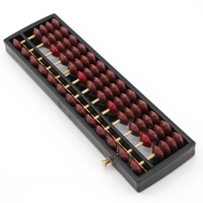 Портативный ABS Пластик 13 Колонка Abacus арифметика студенты Математика средство обучения