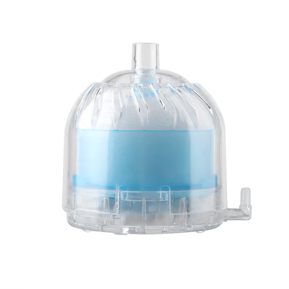 

Mini Aquarium Fish Round Sponge Biochemical Pneumatic Filter Light Blue Water biological Filter