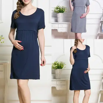 

Breastfeeding Clothing Maternity Clothes Pregnancy Clothes Printed T Shirt Maternity Women Mom Tops Maternal Feeding Clothing