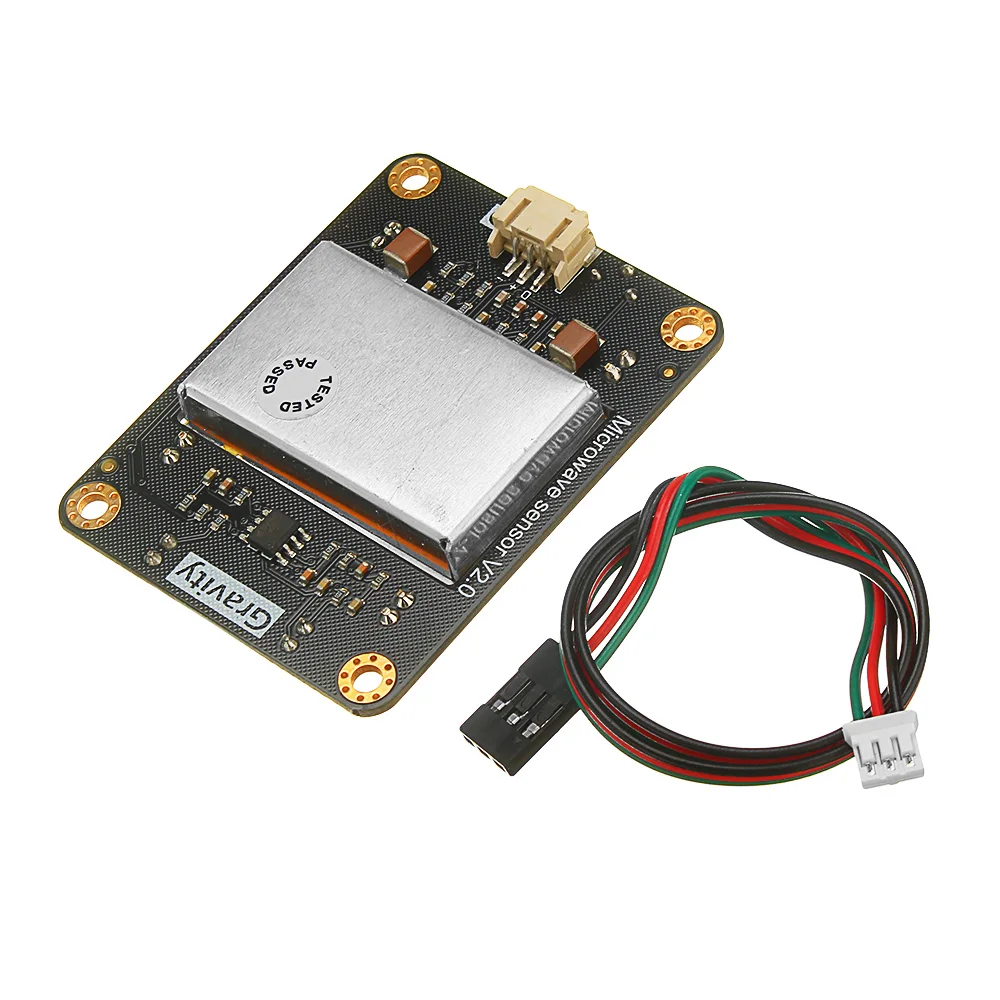 

CLAITE SEN0192 Microwave Motion Sensor Module Non-contact Detection Long Detection Distance and High Sensitivity with Light DC5V