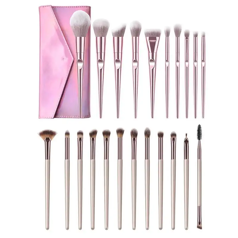 

New 10/12pcs Mirror Makeup Brushes Handle Powder Foundation Blush Face Beauty Cosmetic Tool Dropshipping