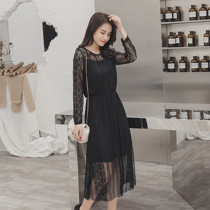 long sleeve races dress