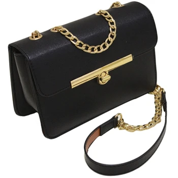 

Girls Ladies Mini Fashion Sling Shoulder Bags Women Crossbody Chain Pu Handbag Small Messenger Bags(Black)