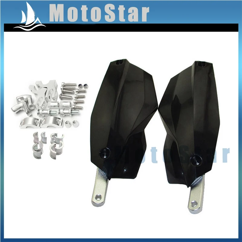 Черный Универсальный 7/" 22 мм Handguard 1 1/18" 28 мм защита для рук для внедорожного мотоцикла ATV Quad Dirt Motor Bike мотокросс