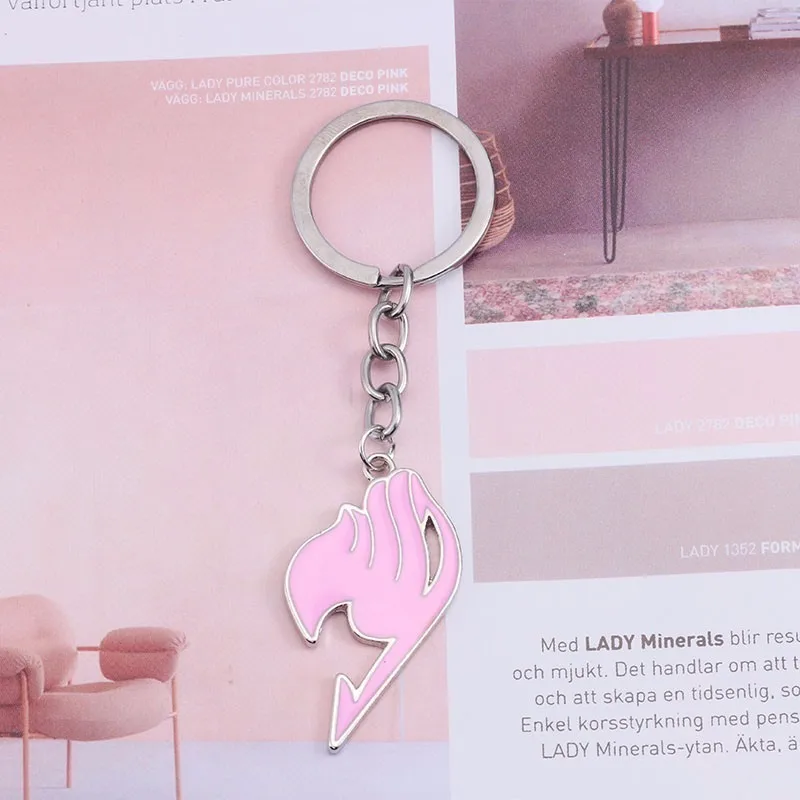 LLavero de Anime de moda, joyería, colgante de cola de Hada, llavero de 5 colores, amuletos de acrílico, mago de baile, Llaveros, Porte Clef, regalo LLavero de Anime de moda, joyería, colgante de cola de Hada, llavero de 5 colores, amuletos de acrílico, mago de baile, Llaveros, Porte Clef, regalo