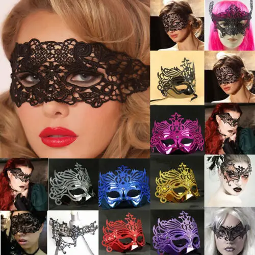 

Lace Eye Mask Masquerade Party Fantasy Fancy Dress up Costume Halloween Carnival
