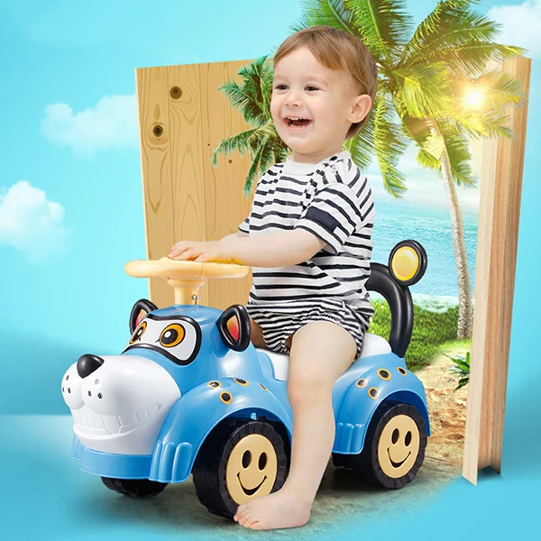 

Children Riding Scooter Cartoon Outdoor Ride On Car With Lights And English Songs