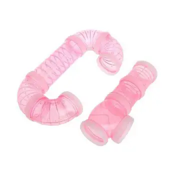 DIY U-type Plastic Pipe Line Tube Training Playing Connected External Tunnel Toys for Small Animal Hamster Cage Product Supplies 4