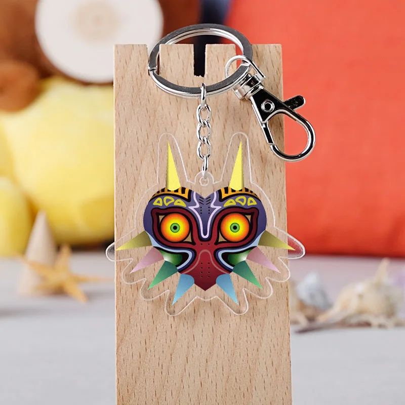 

Game Legend of Zelda Cosplay Keychain Majoras Logo Car Key Holder Chain Pendants Keyrings Jewelry
