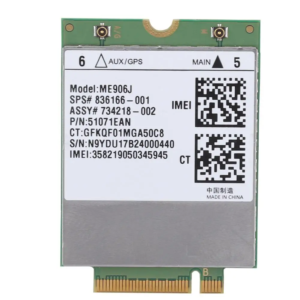 FDD 4G LTE модуль модель ME906J беспроводной карта для ноутбука планшета NGFF/M.2 WCDMA