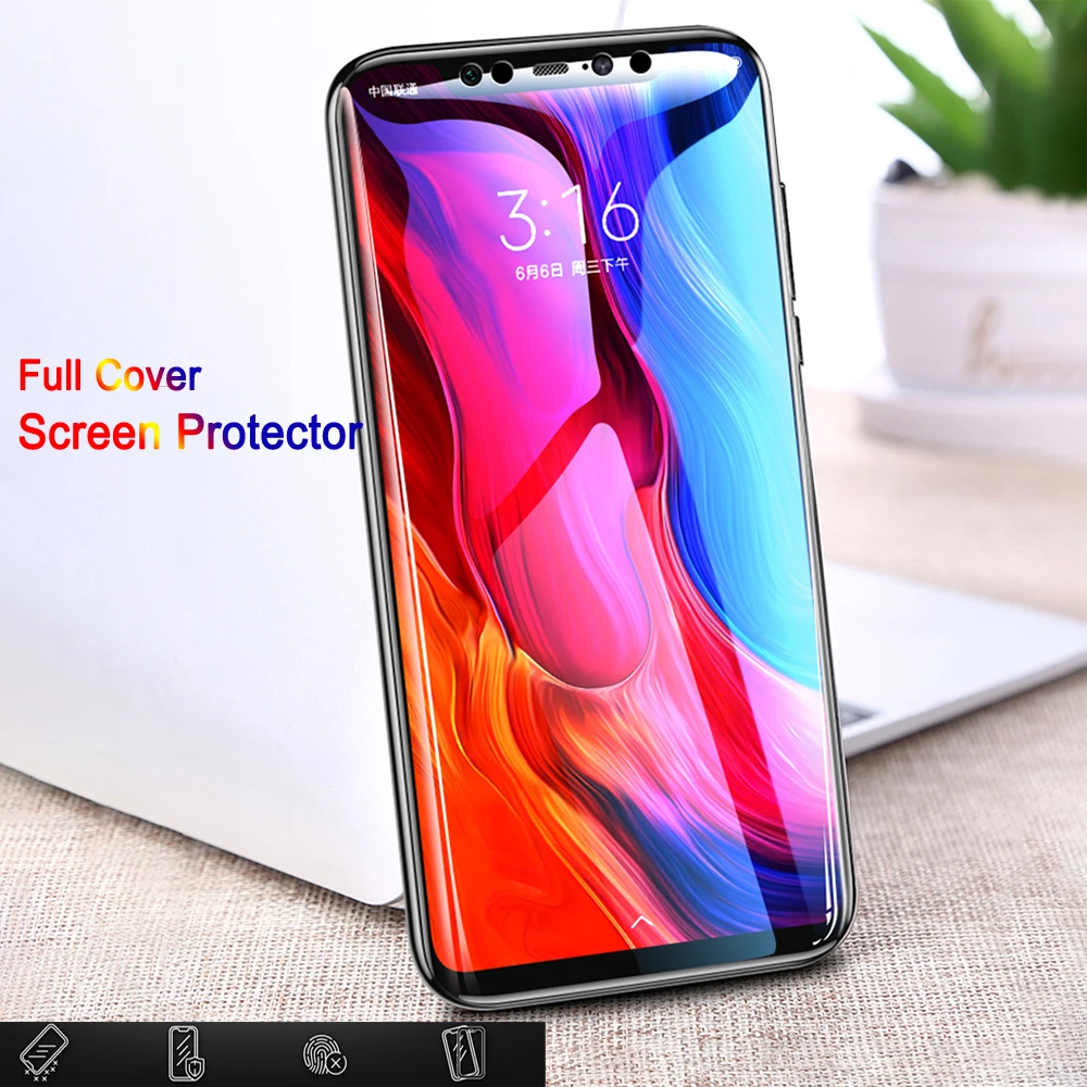 KISSCASE HD закаленное стекло для Xiaomi Redmi Note 5 4X Plus Mi 8 A2 A1 Max 3 полная защита экрана