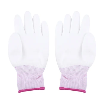 

1pair Antistatic Gloves Anti Static ESD Electronic Working Gloves Pu Coated Palm Coated Finger PC Antiskid For Finger Protection