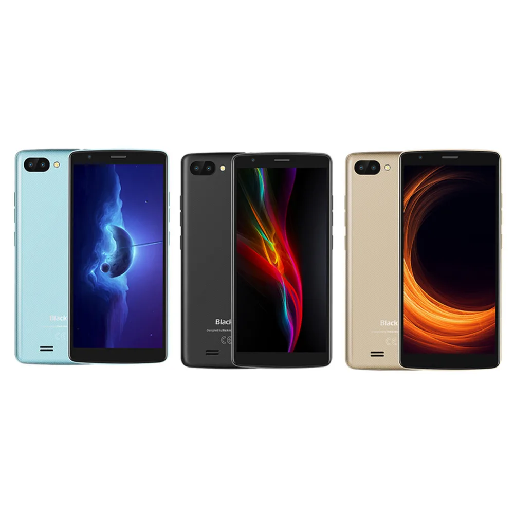 Смартфон Blackview A20 5 &quot18:9 экран Android Go Os Mtk6580m четырехъядерный 1 ГБ ОЗУ 8 Гб ПЗУ