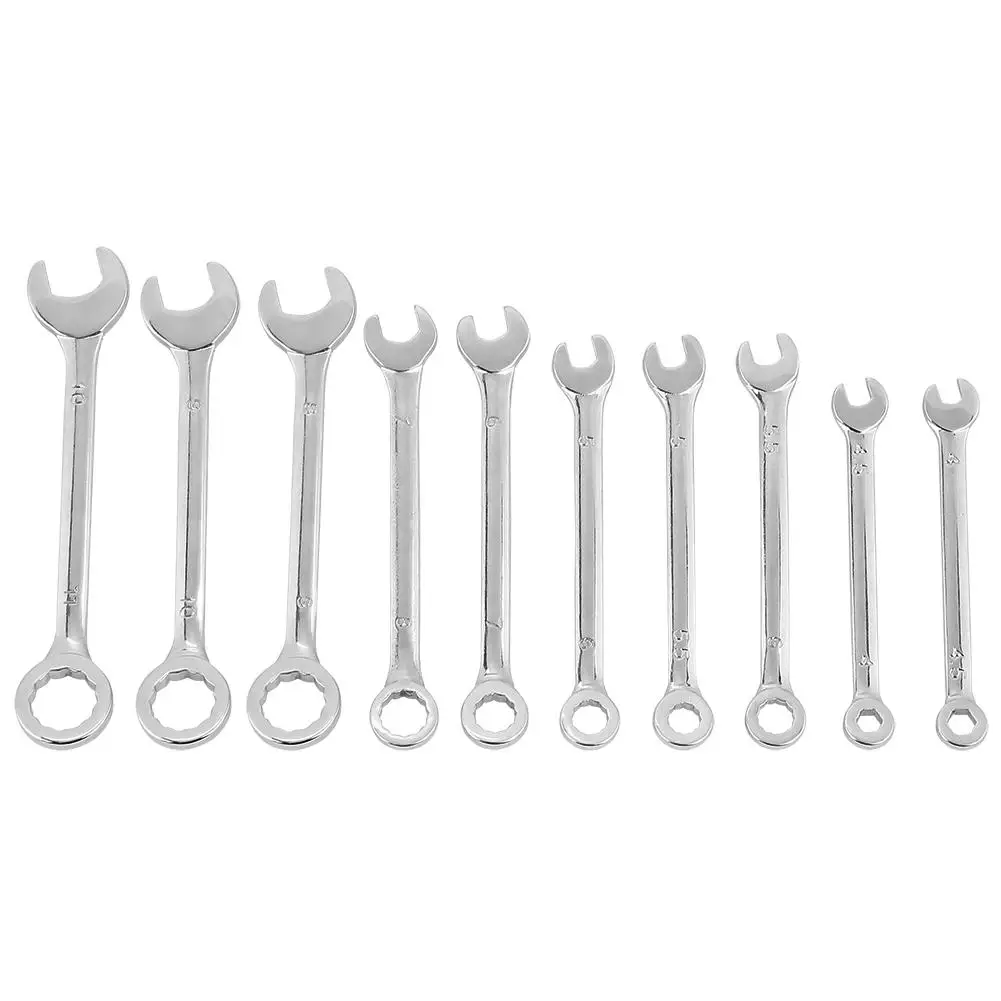11pcs Metric Combination Spanner Wrench Set Professional Repairing Hand
