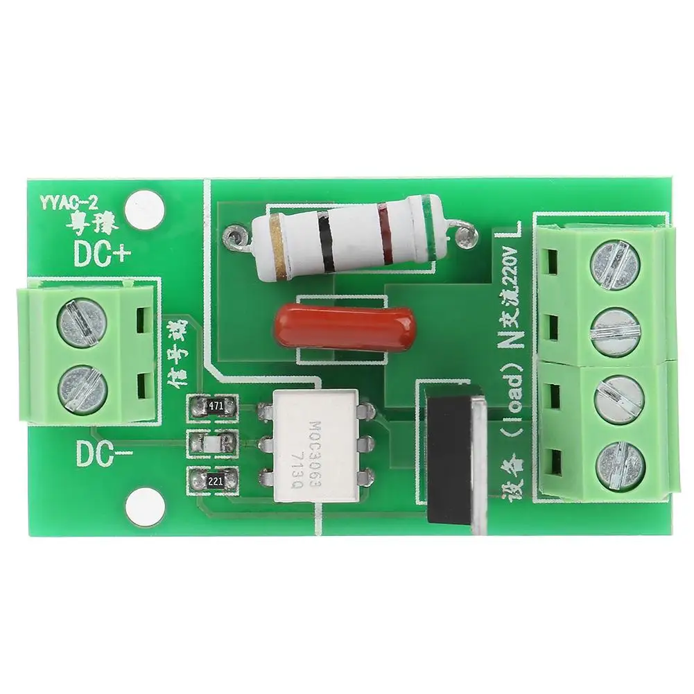 YYAC-2 SCR модуль тиристорная плата управления триггерный переключатель DC управление AC 220 В оптрон изоляция профессиональный