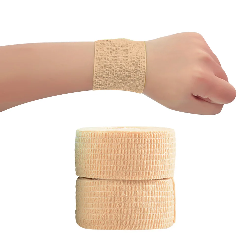 2.5cm X 4m Finger Sports First Aid Self Adhesive Tape EAB Fabric Stretch Strap Elastic Protect