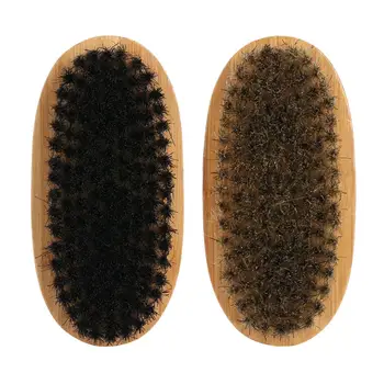 

Portable Wood Men Beard Brush Faux Bristle Mustache Shaving Cleaning Tool