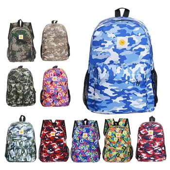 

School Student Backpack Outdoor Summer Camp Camouflage Training Leisure Travel Backpack Bags