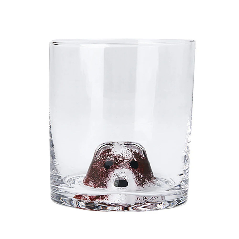 

1Pcs 360ML Animal Cup Creative Design Lead-Free Crystal Glass For Drinking Glass Cup As A Gift