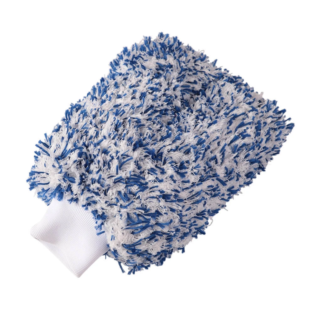 

Car Cleaning Microfiber Car Wash Washing Cleaning Mitt Glove Auto Polishing Duster Clothes Towel - Multicolor