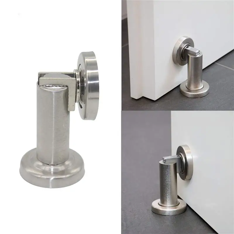 

Strong Magnetic Stainless Steel Door Suction Door Stop Bold Double Anti-collision Door Suctions