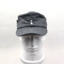 Немецкая WH Elite EM M43 Panzer шерстяная полевая Шапка серая