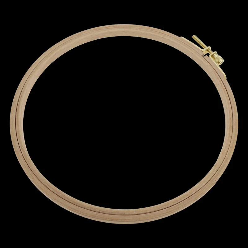 Ручное вышитое кольцо деревянная круглая рамка для вышивки крестиком круглые петли ручные бытовые швейные инструменты 7,5-44 см