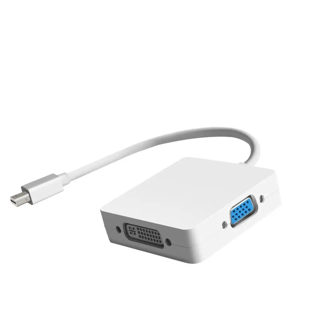 Мини Дисплей Порт DP в HD мультимедийный интерфейс VGA DVI конвертер кабель 19 см/7 5