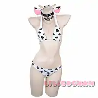 Womens Sexy Anime Koe Cosplay kostuums Bikini Lolita Kawaii Beha en Panty Set kousen Erotische Japanse Ondergoed lilicochan