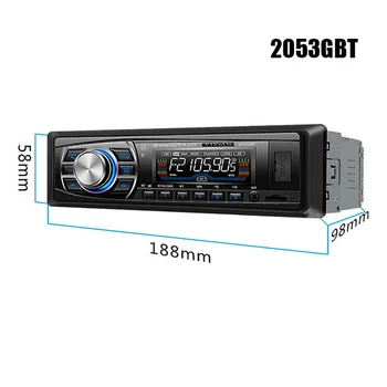 

1 Din OLED color Screen FM Turner Car Stereo Car Radio Bluetooth 12V Aux-in Support USB/SD/MMC Card Reader Car MP3 Player
