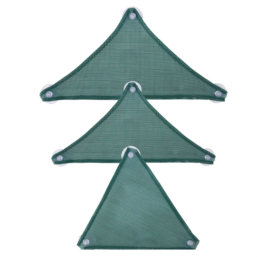 

Pet Outdoor Hammock Triangular Hanging Net Reptile Hammock Lizard/Beared Dragon Hammock Lounger Green M 38*18cm