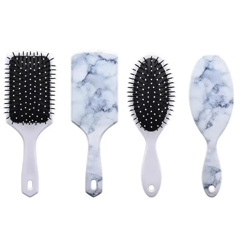 

Professional Marble Pattern Plastic Combs Hair Styling Tools Hairdressing Comb Brush Combs Scalp Massage Brushes Hair Combs