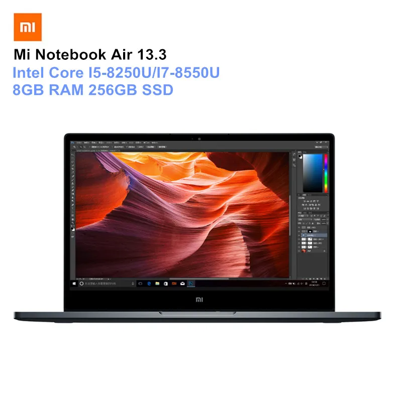 

2019 Xiaomi Mi Notebook Air 13.3 inch Laptops Win10 Intel Core i5-8250U / i7-8550U Quad Core 8GB 256GB MX250 Fingerprint PC