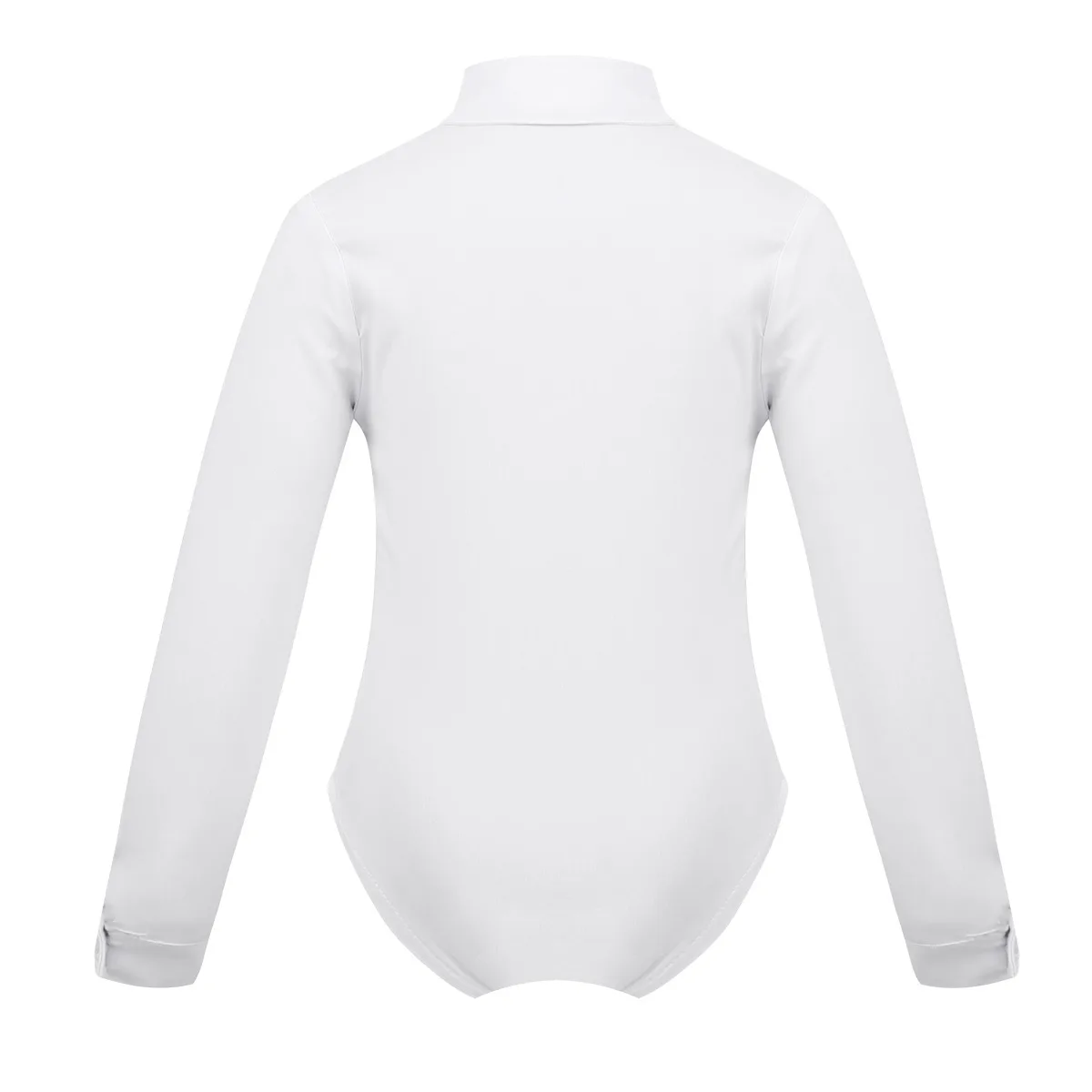 Cena IIXPIN Kids Boys kostiumy do tańca latynoskiego jednoczęściowe długie rękawy Lapel Bowtie Romper Shirt trykot body nowoczesne latynoskie ubrania taneczne