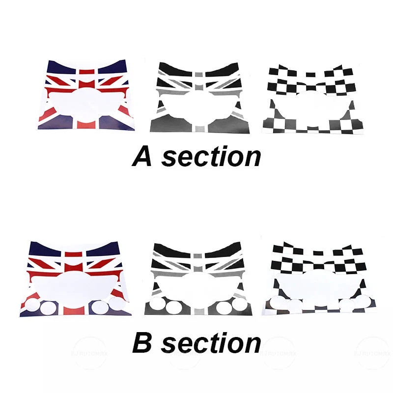 KJAUTOMAX Центр Наклейка на консоль для Mini Cooper R55 R56 R57 R58 R59 R60 F54 F55 F56 автомобиля