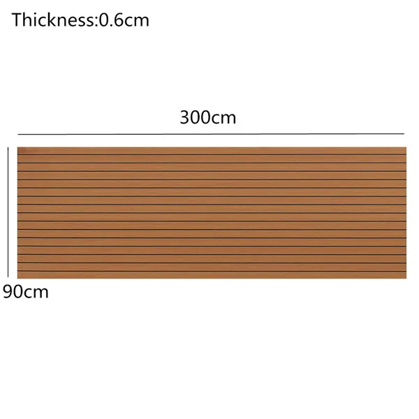 300x90x0,6 см самоклеющиеся EVA пены коричневый/серый лодка яхта настил искусственный синтетический тик настил лист морской автомобиль ковер коврик