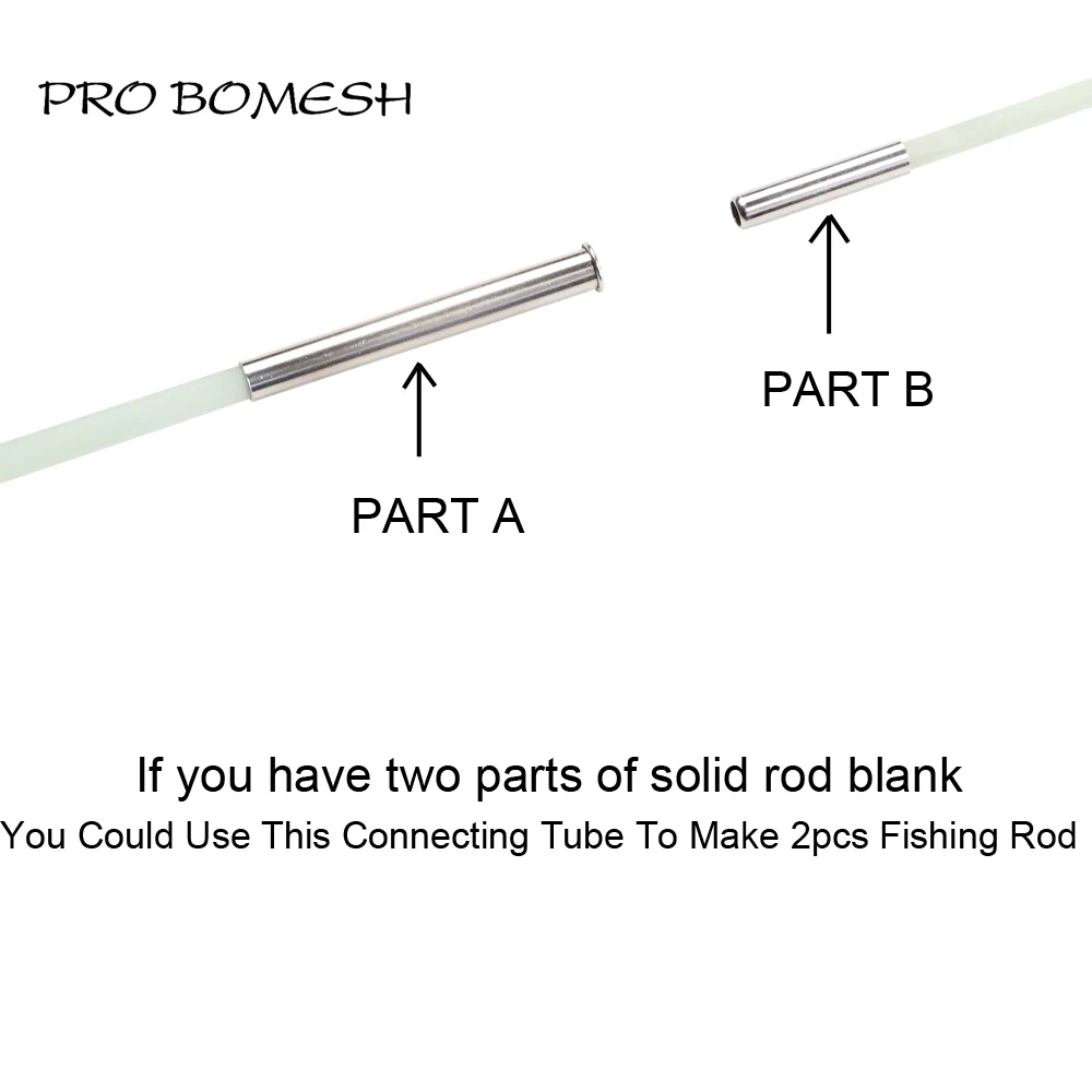 Pro Bomesh 5 шт./лот рыболовный соединительный стержень трубка материал для сборки удочки компонент ремонт Удочка DIY аксессуар