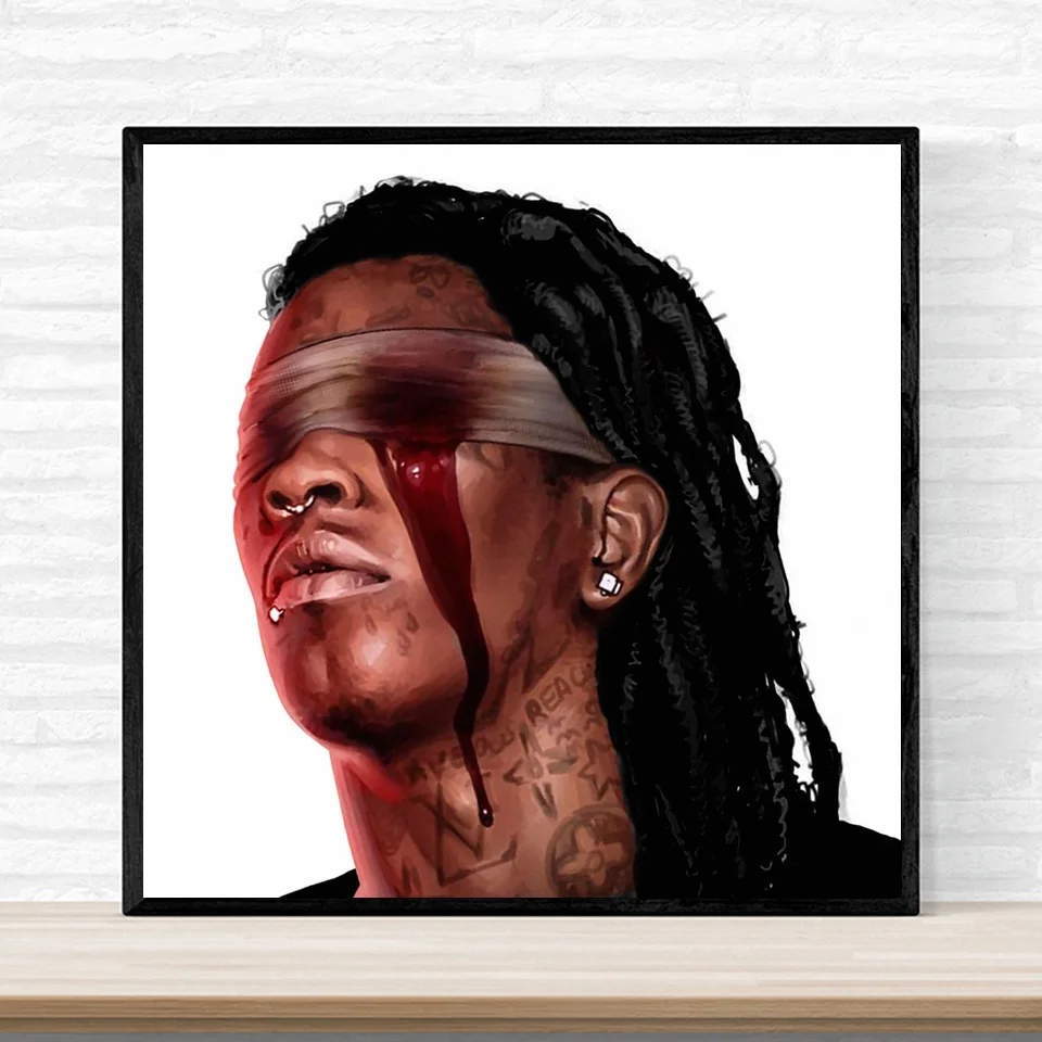 Young Thug Slime Сезон 3 постер музыкальный альбом Обложка печать на холсте домашний