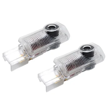 

2x LED Projector Car Courtesy Logo laser Light For Mercedes Benz W164 W215 R300 R350 ML300 ML350 ML400 X164 GL R AMG