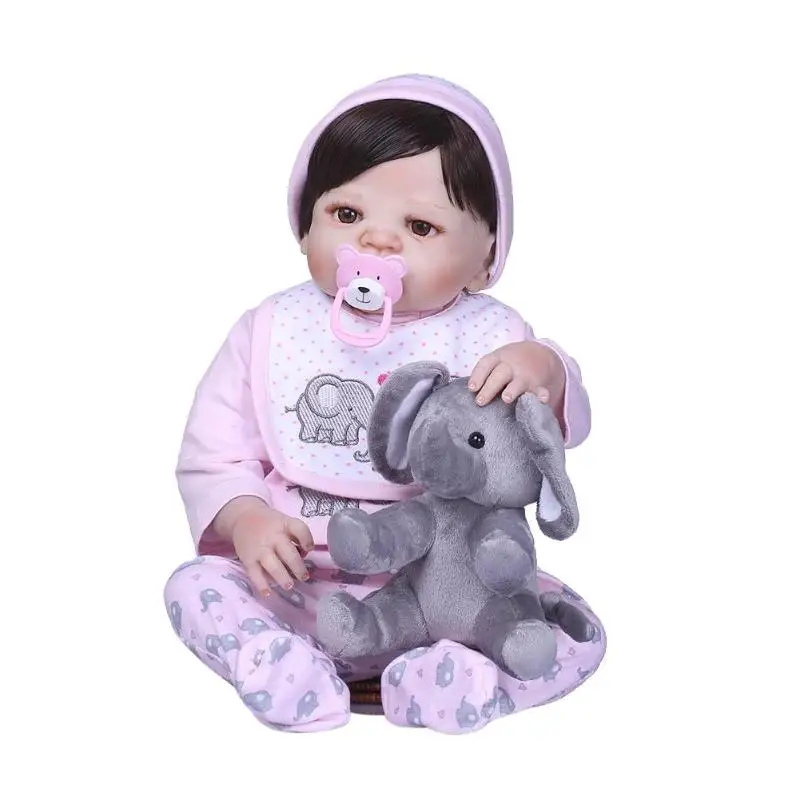 

56cm Soft Vinyl Lifelike Simulation Reborn Baby Doll Infant Companion Toy