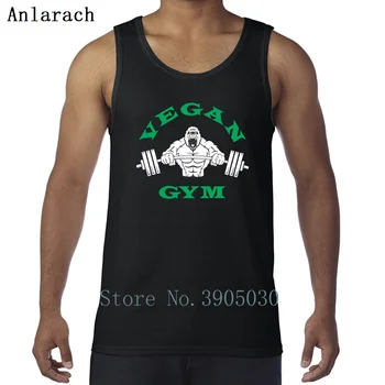

Vegan Gyms Gorilla Vest Fitness Slim Fit Letters Design Tank Top For Men Clothing Classic Summer Anlarach Sleeveless