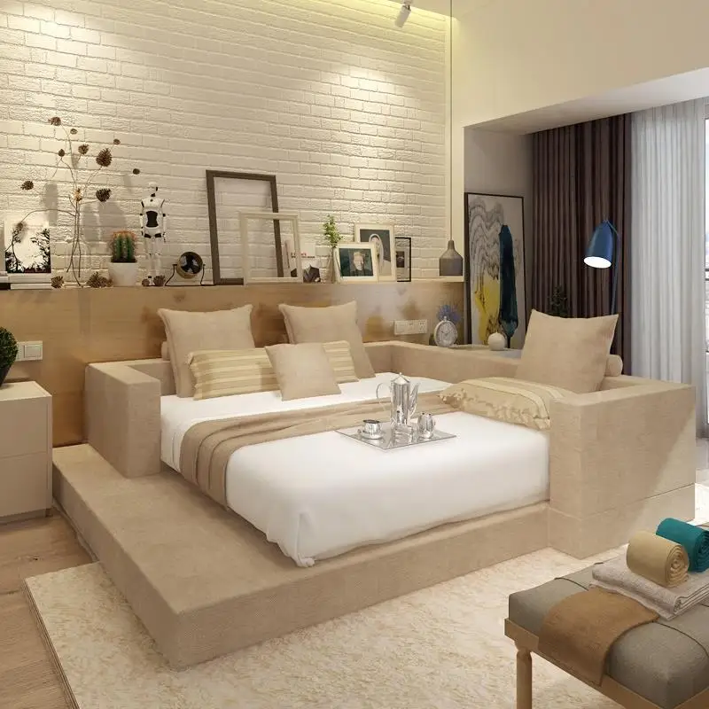 Tingkat Matrimoniale Mobili غرفة Yatak Totoro Letto هل A كاستيللو مجموعة مربع الاطفال إطار غرفة نوم الأثاث Mueble كاما Moderna السرير