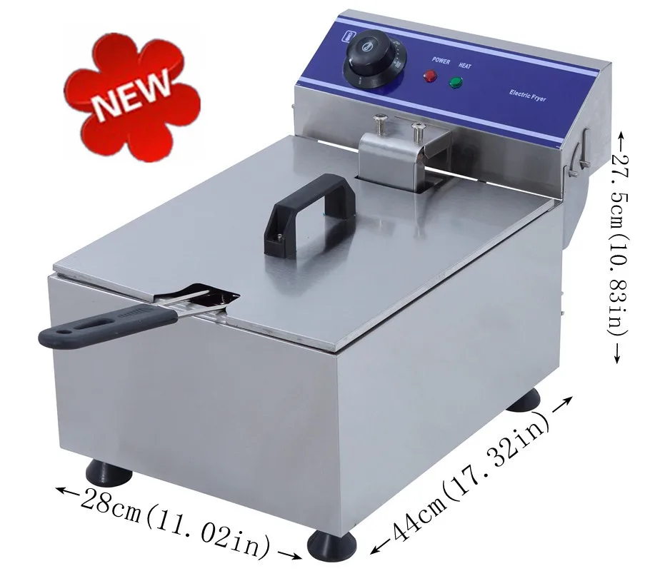 Commercial Potato Chips Deep Fat Fryer Chicken Deep Fryer Kitchen