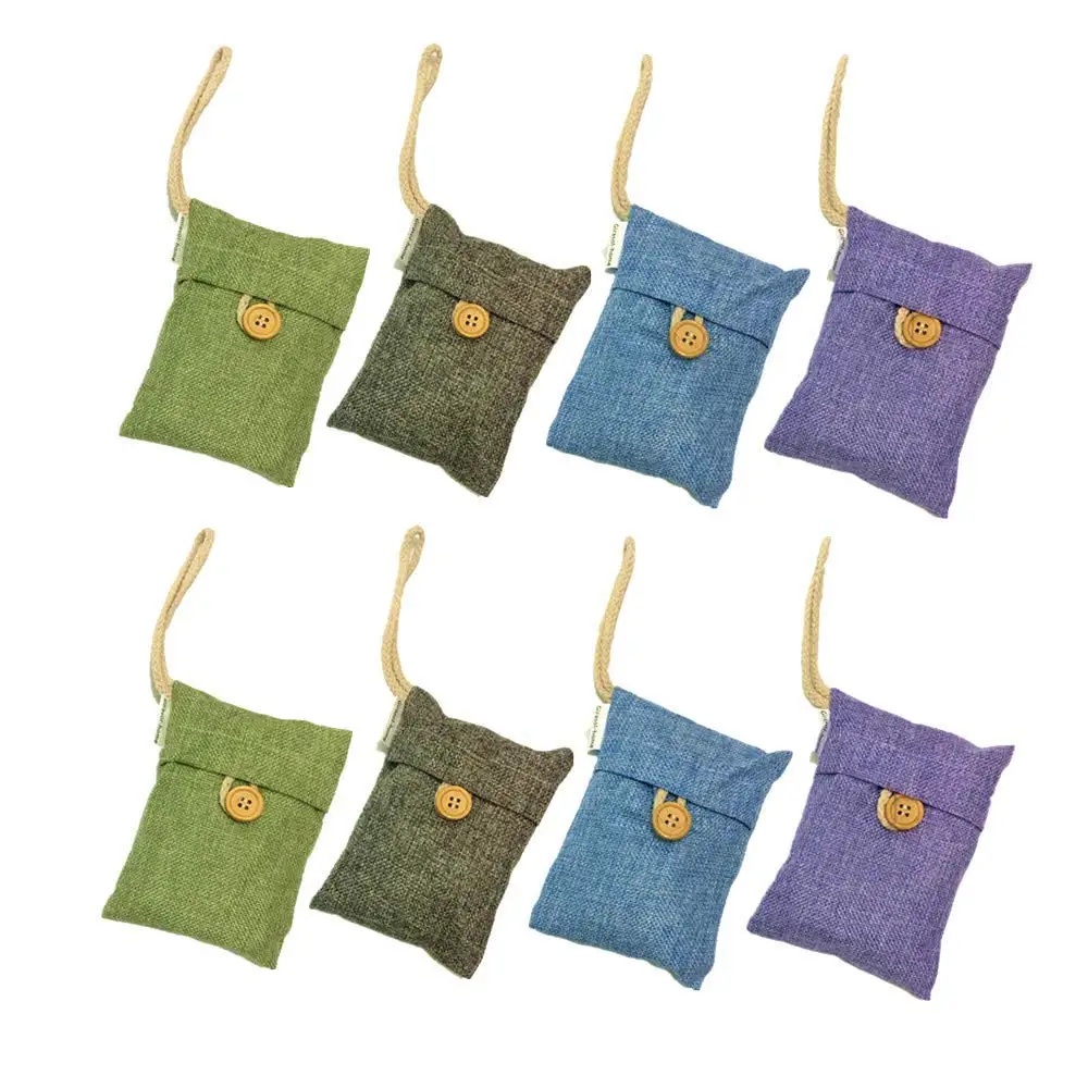 Bamboo Charcoal Air Freshener,Air Purifying and Odor Eliminator Bag,Air