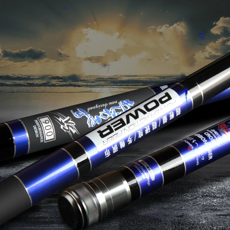 “ Vara de Pesca Preto Pit Pesca Carbono Superhard